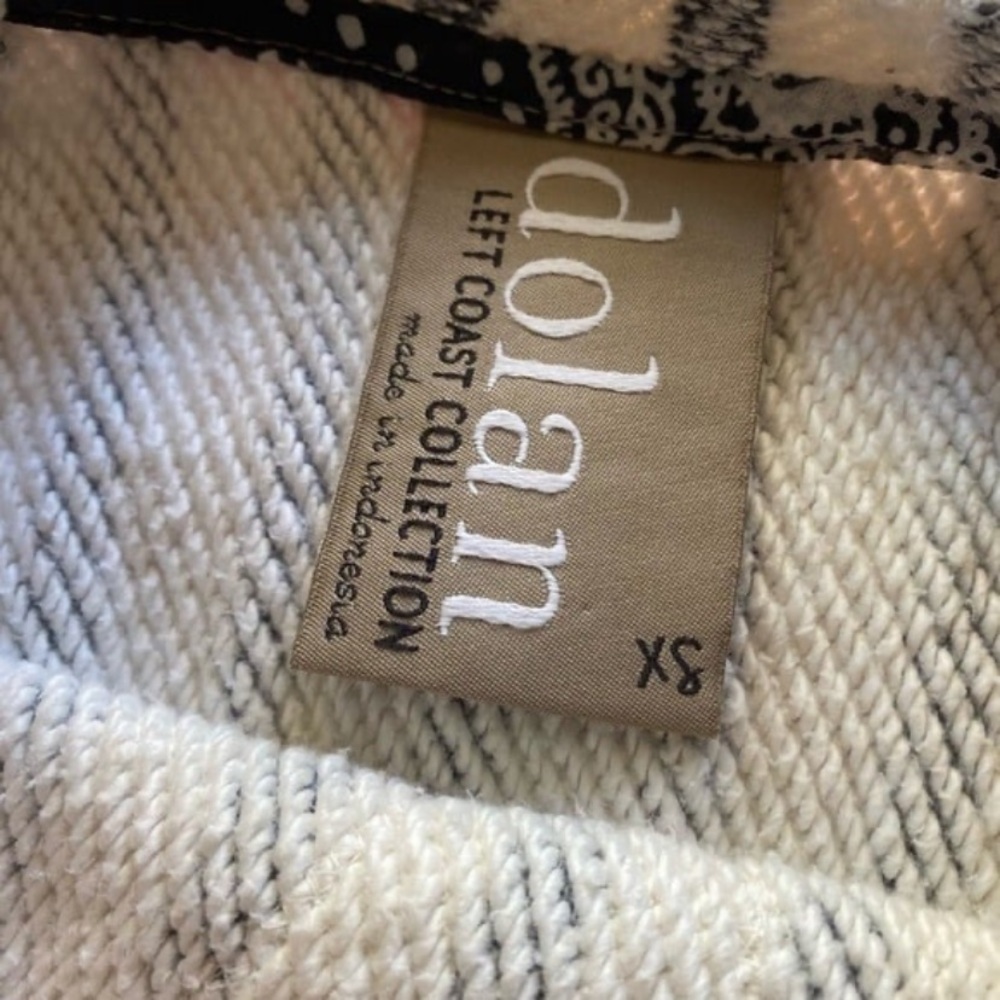 ANTHROPOLOGIE DOLAN Left Coast Collection Stripe Knit Crop Top Beach Bohemian - Picture 4 of 5